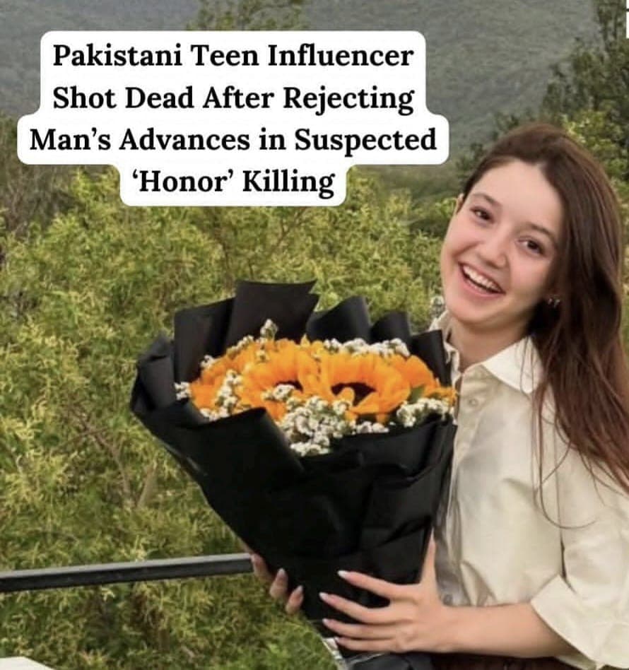 Sana Yousaf, was killed by a man whom she refused to accept his approval